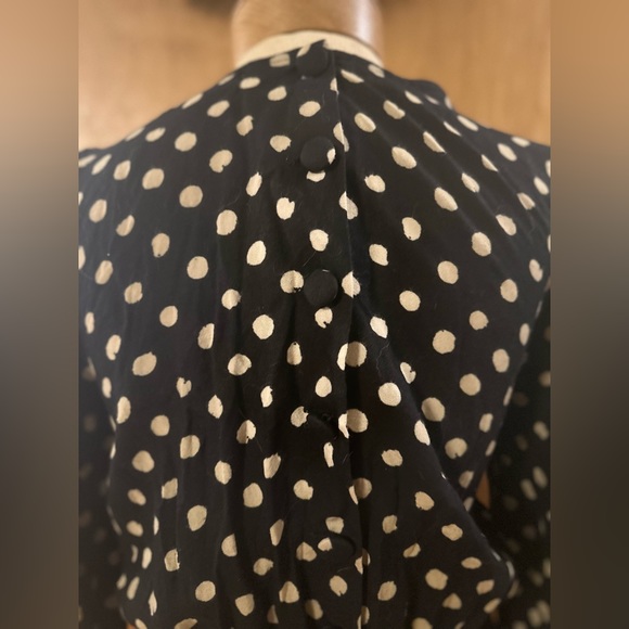 XIX PALMS Polka Dot Positano Terrace Pleated Mini Dress ~ Sz XS ~ Like New - Picture 6 of 10